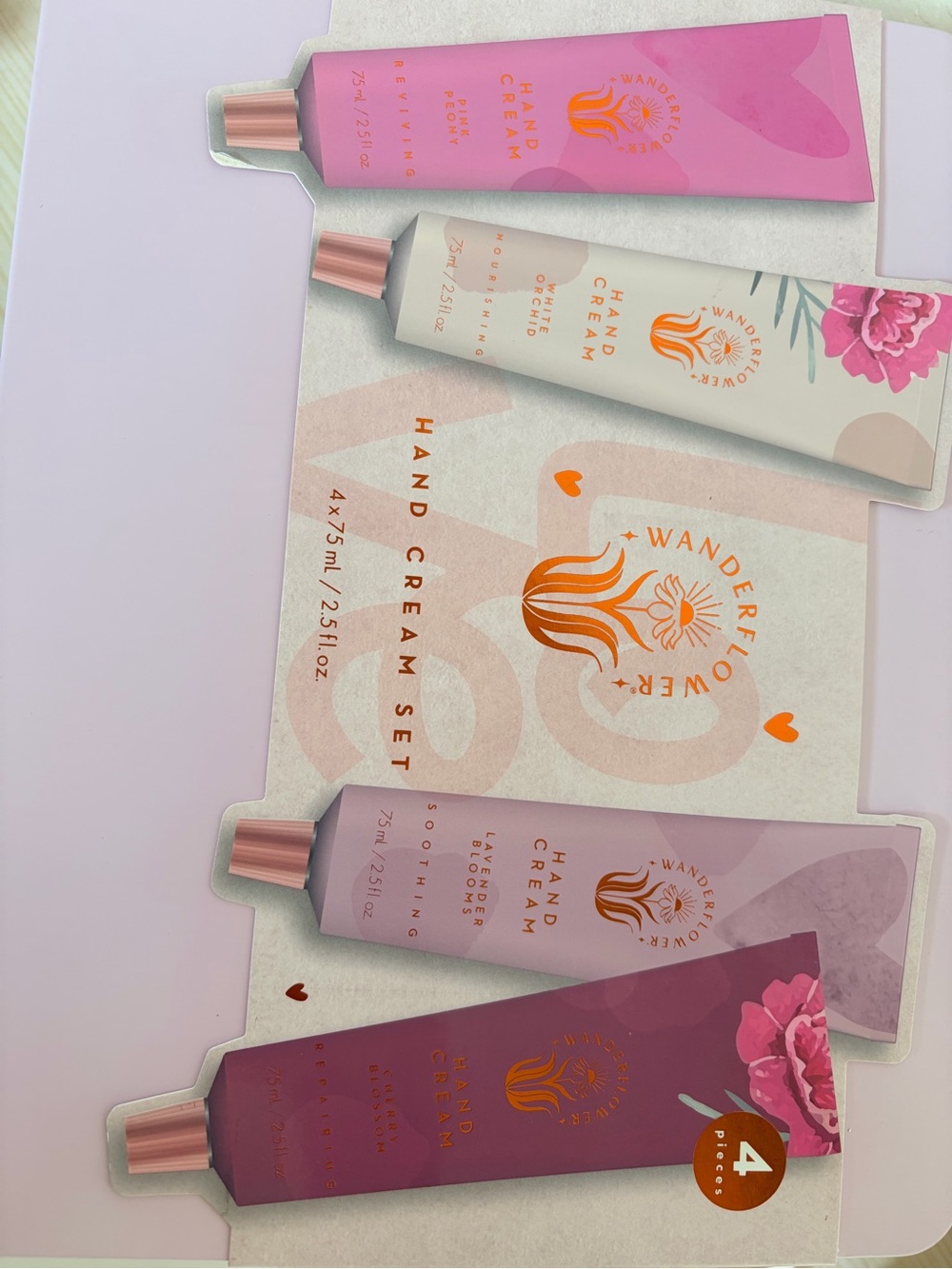 Wanderflower Handcream 4 Set